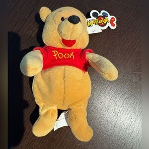 VINTAGE NEW WINNIE THE POOH BEAR 8" MINI BEAN BAG PLUSH DOLL DISNEY MOUSEKETOYS